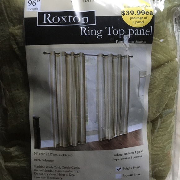 Beautiful Sheer Extra Long Drapes Curtains 4 pcs - Picture 7 of 8